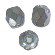 Sfaccettate mm. 4 Crystal Graphite Rainbow x50