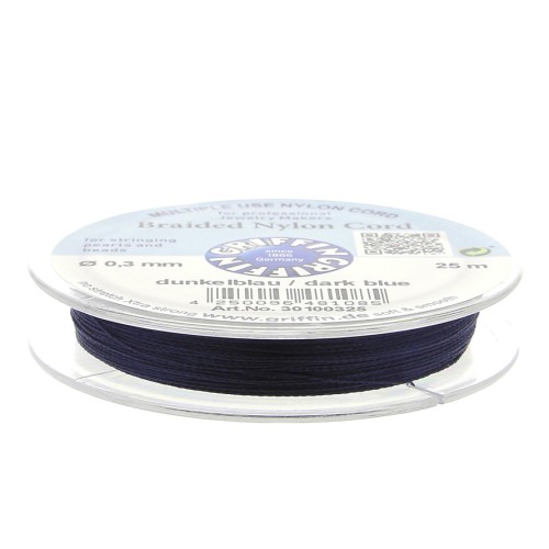 Filo di nylon europeo Griffin 0.3mm a 0.5mm Dark Blue x25m