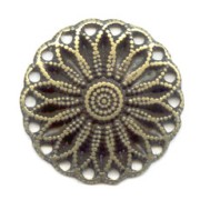 Separatore tondo 18 fori mm. 24 colore bronzo x1|raw }}