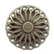 Separatore tondo 18 fori mm. 24 colore bronzo x1