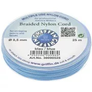 Filo di nylon europeo Griffin 0.5mm a 0.8mm Blue x25m