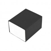 Scatola per anello 5x4.3x3 cm cm Bianco/Nero opaco x1