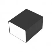 Scatola per anello 5x4.3x3 cm cm Bianco/Nero opaco x1