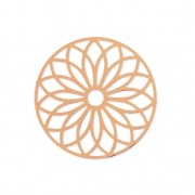 Distanziatore laser cut rosone 24 mm dorato rose x1