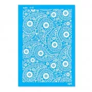 Silk Screen Moiko 74x105 mm - Motivo paisley 8.02