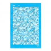 Silk Screen Moiko 74x105 mm - Motivo folglie giungla 7.21