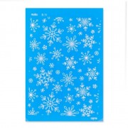 Silk Screen Moiko 74x105 mm - Motivo fiocco di neve 8.11|raw }}