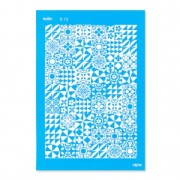 Silk Screen Moiko 74x105 mm - Motivo mandalas 6.13