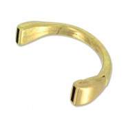 Chiusura mezzo bracciale calamitata per laccetto 10 mm bronzo x1