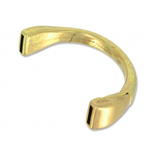 Chiusura mezzo bracciale calamitata per laccetto 10 mm bronzo x1
