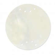 Distanziatore disco in madreperla 8 fori 20 mm Naturale|raw }}