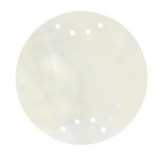 Distanziatore disco in madreperla 8 fori 30 mm Naturale