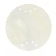 Distanziatore disco in madreperla 8 fori 30 mm Naturale