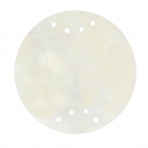 Distanziatore disco in madreperla 8 fori 30 mm Naturale