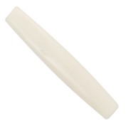 Perle hair pipe in osso 36x6 mm Bianco x5|raw }}