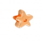 Passante slider stella per laccetto 3 mm dorato  rosa x1|raw }}