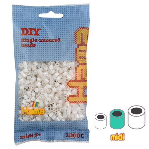 Perle da stirare  Hama MIDI 5 mm Perla (n°64) x1000