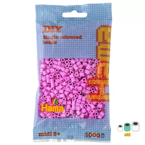 Perle da stirare Hama MIDI 5 mm Rosa Pastellolo (n°48) x1000