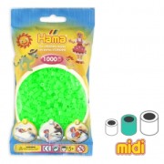 Perle da stirare  Hama MIDI 5 mm  Neon Verde (n°37) x1000|raw }}