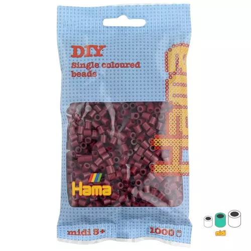 Perle da stirare Hama MIDI 5 mm Bordeaux (n°30) x1000