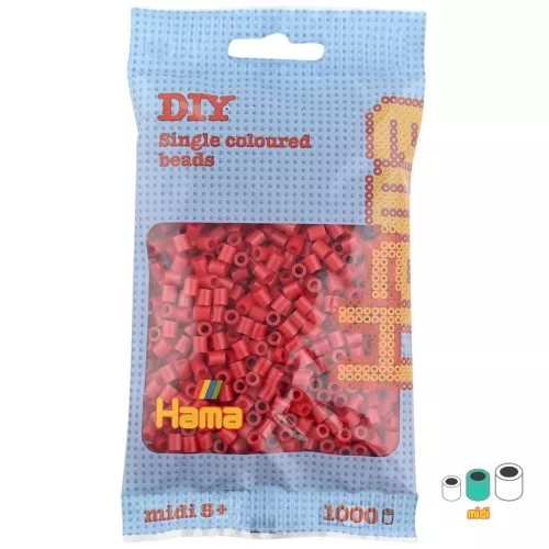 Perle da stirare Hama MIDI 5 mm Rosso scuro Natale (n°22) x1000