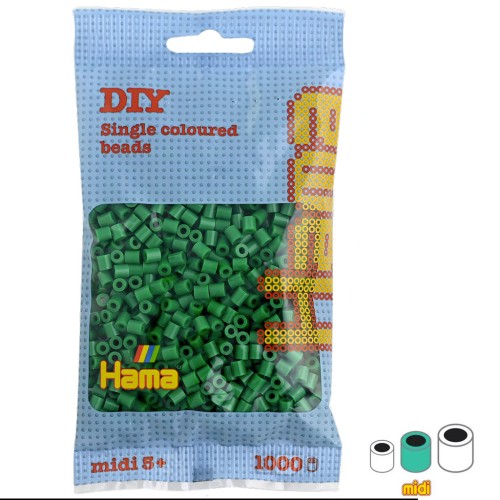 Perle da stirare  Hama MIDI 5 mm Verde (n°10) x1000