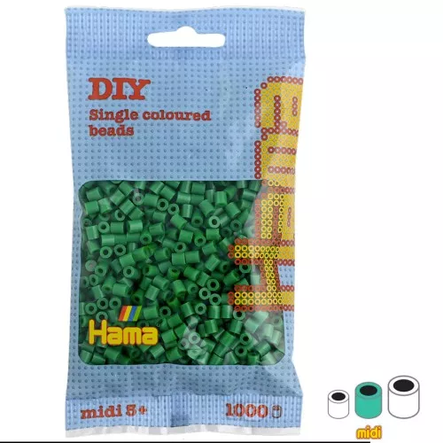 Perle da stirare  Hama MIDI 5 mm Verde (n°10) x1000