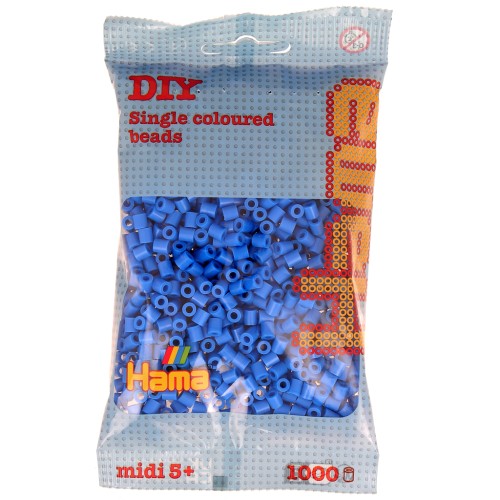 Perle da stirare  Hama MIDI 5 mm Blu (n°09) x1000