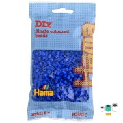 Perle da stirare  Hama MIDI 5 mm Blu scuro (n°08) x1000