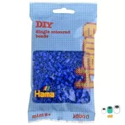 Perle da stirare Hama MIDI 5 mm Blu scuro (n°08) x1000