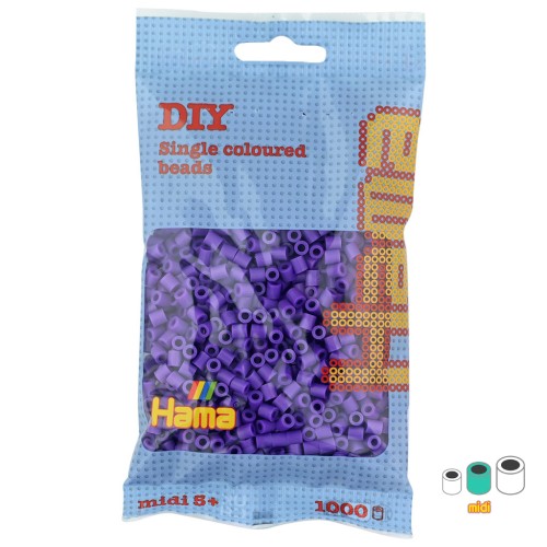 Perle da stirare  Hama MIDI 5 mm Viola (n°07) x1000