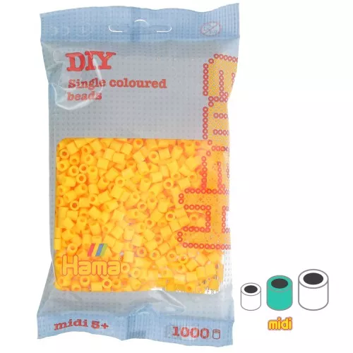 Perle da stirare  Hama MIDI 5 mm Giallo (n°03) x1000