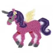 Tavoletta unicorno 15x19 cm per perle da stirare Hama MIDI x1