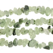 Perla a forma di chips da 8 - 11 mm in pietra semipreziosa - Quarzo rutilo x76 cm