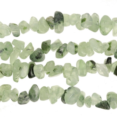Perla a forma di chips da 8 - 11 mm in pietra semipreziosa - Quarzo rutilo x76 cm