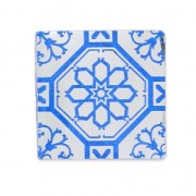 Cabochon quadrato effetto specchio 14 mm Crystal motivo Azulejos x1|raw }}