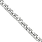 Chaîne maille jaseron 2.9 mm en Acier inox x98cm
