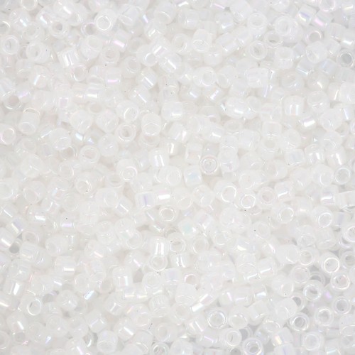 Miyuki Delica 11/0 DB0222 - White Opal AB x 8g