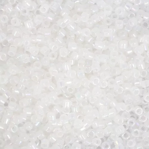 Miyuki Delica 11/0 DB0222 - White Opal AB x 8g