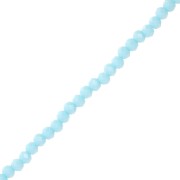 Tonde schiacciate sfaccettate mm. 3.5x3 Blu chiaro x35cm|raw }}