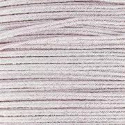 Soutache metallic manifatturiera italiana 2 mm rosa Poudré/argenté x1m