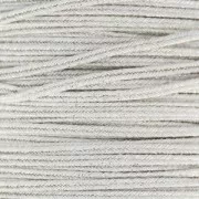 Soutache metallic manifatturiera italiana 2 mm Silver/argenté x1m