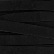 Laccetto in sughero doppio 10 mm nero x 50cm|raw }}