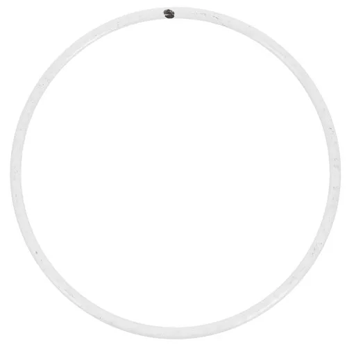 Cerchio nudo in metallo per acchiappasogni e abat-jour 7.5cm Bianco