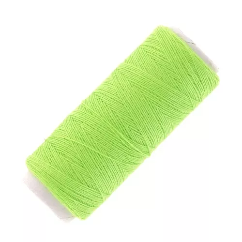 Bobina di cotone sintetico per realizzare pompons Verde Fluo x120m