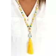 Bobina di cotone sintetico per realizzare pompons Viola x120m