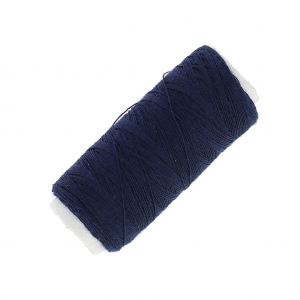Bobina di cotone sintetico per realizzare pompons Navy Blue x120m