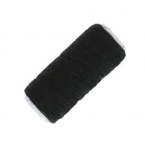 Bobina di cotone sintetico per realizzare pompons Nero x120m