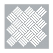 Stencil decorativo modello medio 45.7x45.7 cm cesto intrecciato x1|raw }}