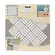 Stencil decorativo modello medio 45.7x45.7 cm cesto intrecciato x1